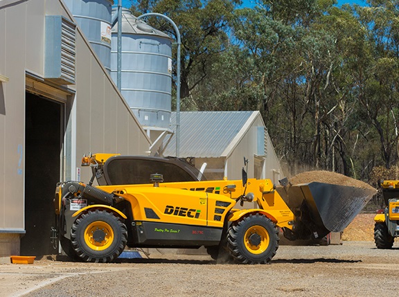 Image shows the Dieci Poultry Pro 30.7 Telehandler