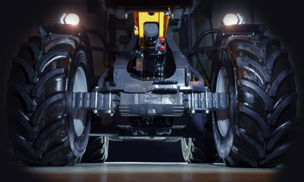 image showing dieci telehandler axles and gearbox