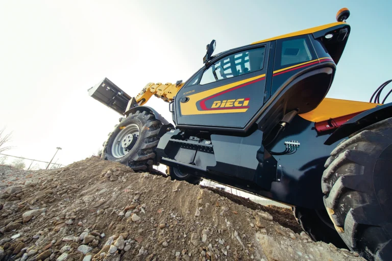 New Dieci Icarus 45.17 GD telehandler on an Australian construction site