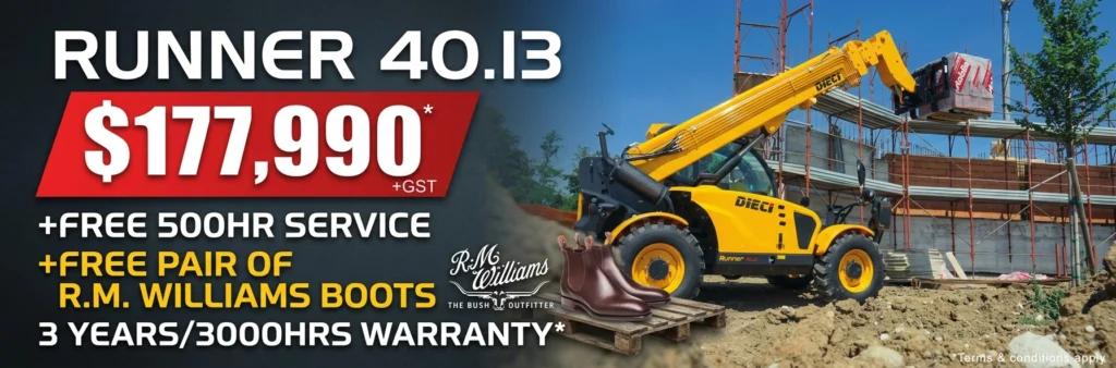 Dieci Runner 40.13 October promotion. Now only $177,990 + GST