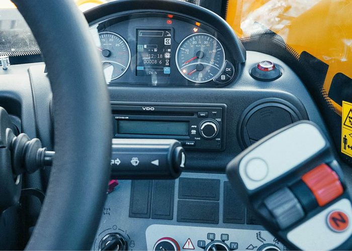 interior view of the Agri Max 7t Telehandler