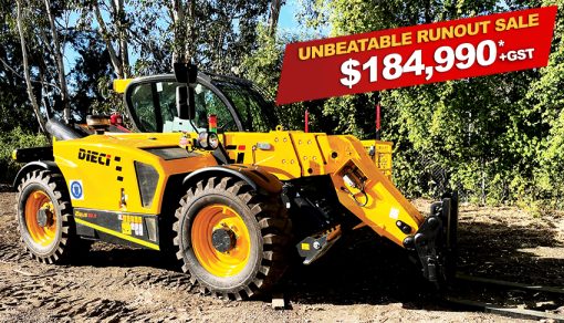 Zeus 33.11 EOFY promotion telehandler on sale for $189,990 + gst
