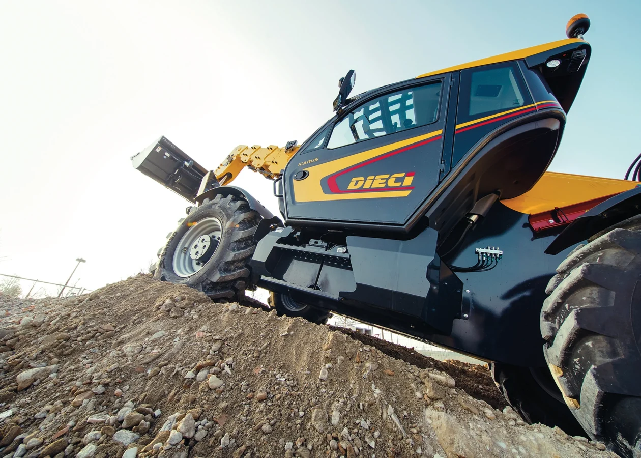 New Dieci Icarus 45.17 GD telehandler on an Australian construction site