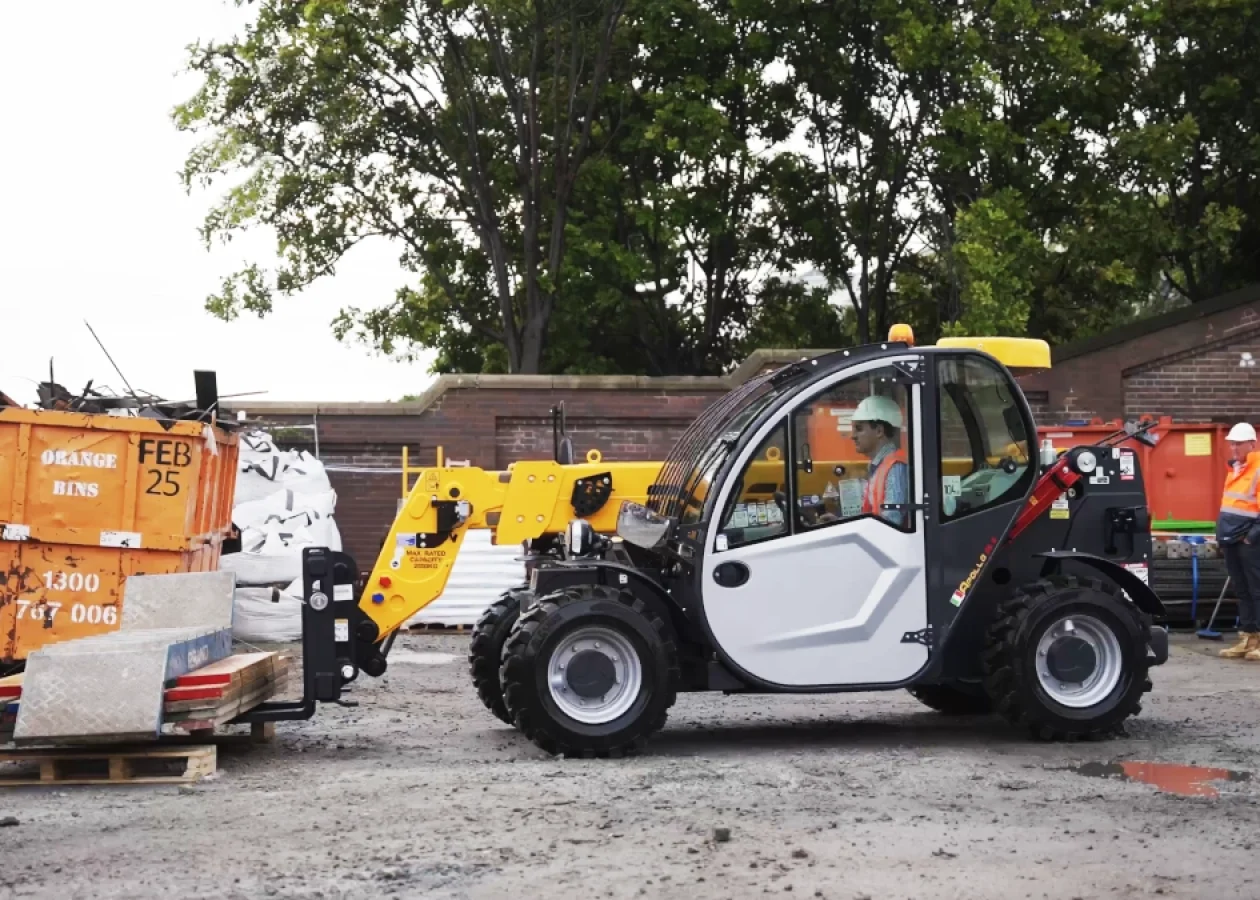 A Dieci Telehandler working at made property developments