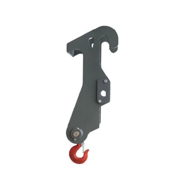 Rhino hook attachment for telehandler. Designed for lifting suspended loads